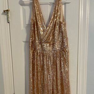 Perfect for a special occasion! Size 14 Full length sequin dress. Worn one time.